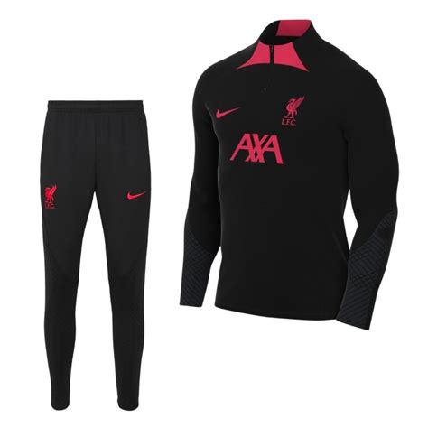 nike liverpool strike trainingspak 2022-2023 zwart rood